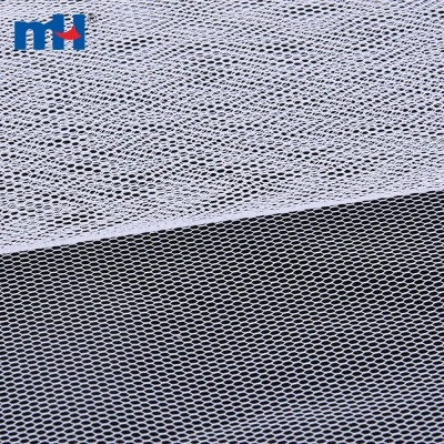 100% Nylon Hexagonal Stiff Mesh Fabric