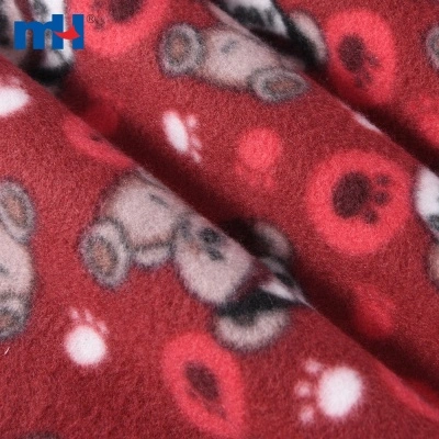 100% Polyester Fluffy Fleece Fabric