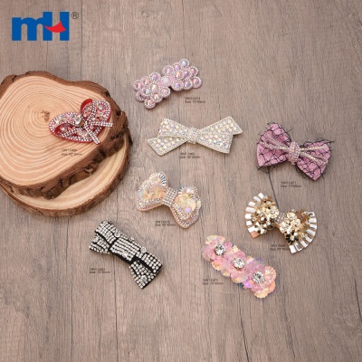 Crystal Butterfly Bow-Knot Shoe Decoration