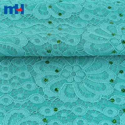 Polyester Corded Lace Fabric