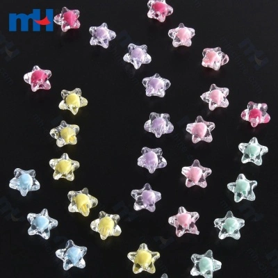 Transparent Mixed Color Acrylic Beads