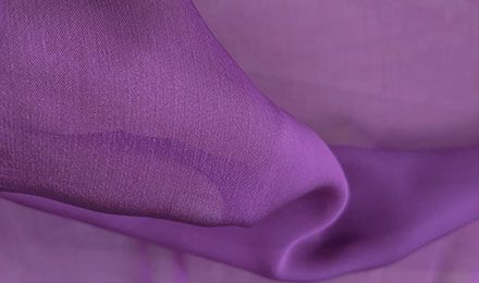 Purple Chiffon: Waterfall Two Tone Fabric