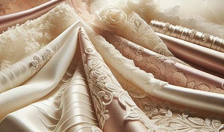 Wedding Dress Fabric Samples: Fabric Fantasies Creating the Perfect Dress