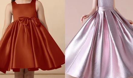 Shiny Satin and Matte Fabrics for Dressmaking and Wholesale