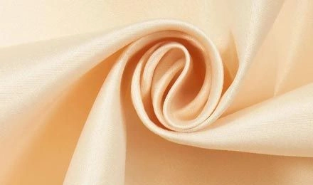 Cream Satin Fabric: Butter Cream Silk Satin by the Yard