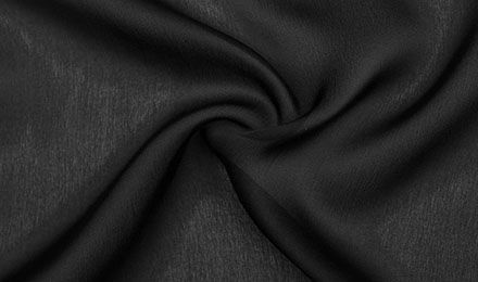 Black Chiffon Material By The Yard