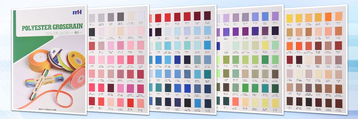 Grosgrain Ribbon color card