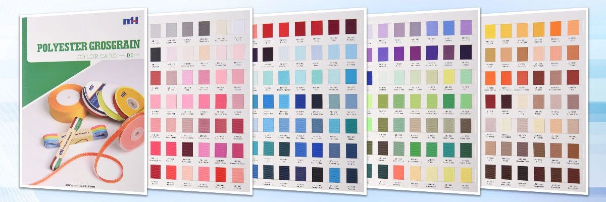 Grosgrain Ribbon color card