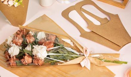 Flower Wrapping Paper & Floral Sleeves: The Extras That Make A Difference