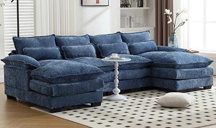 Chenille Fabric Sofa: Timeless Charm