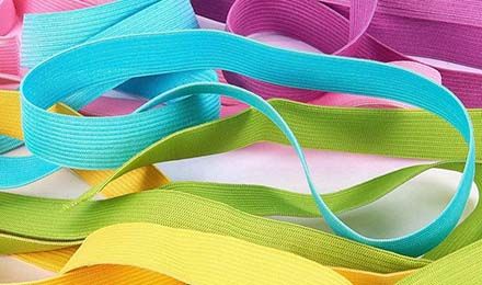 Elastic Cord Webbing Material and Braided Elastic