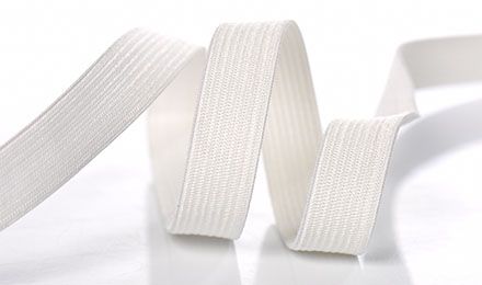 White Elastic Band for Garment and Textile Professionals