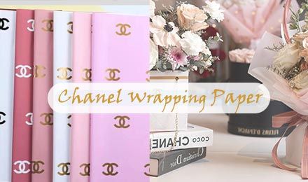 Chanel Wrapping Paper For Flowers